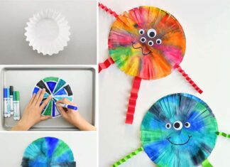 How to make Coffee Filter Monsters These coffee filter monsters are SO FUN to make and they look amazing! They'd look great hung up on the wall or window! This is such a fun Halloween craft for kids. It would also be a great craft for a monster themed birthday party. Such a simple way to make some family-friendly Halloween decor! With so many ways to colour and decorate, no two monsters will be exactly the same!