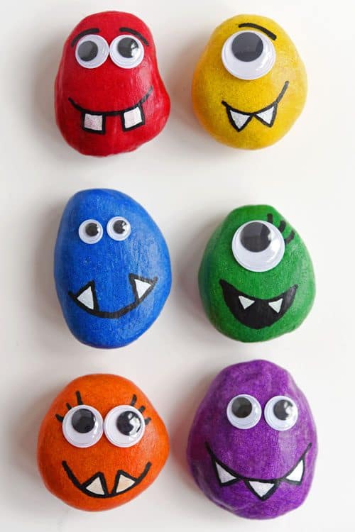Easy Halloween Crafts - Salt Dough Monster Pets