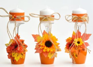 Pumpkin Wine Glasses