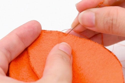 Felt Pumpkin Pattern