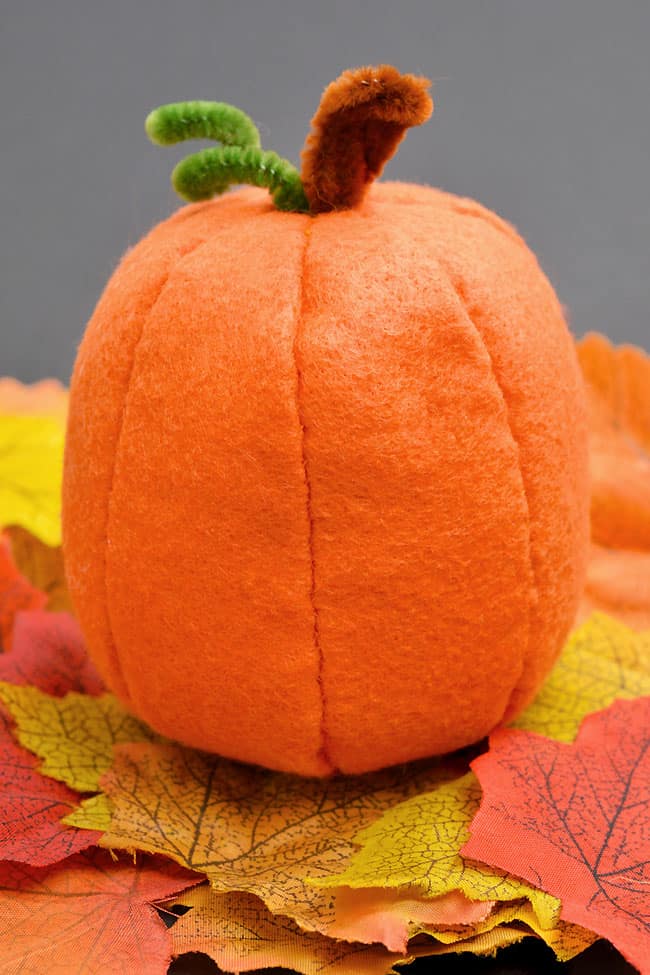 Free printable felt pumpkin pattern