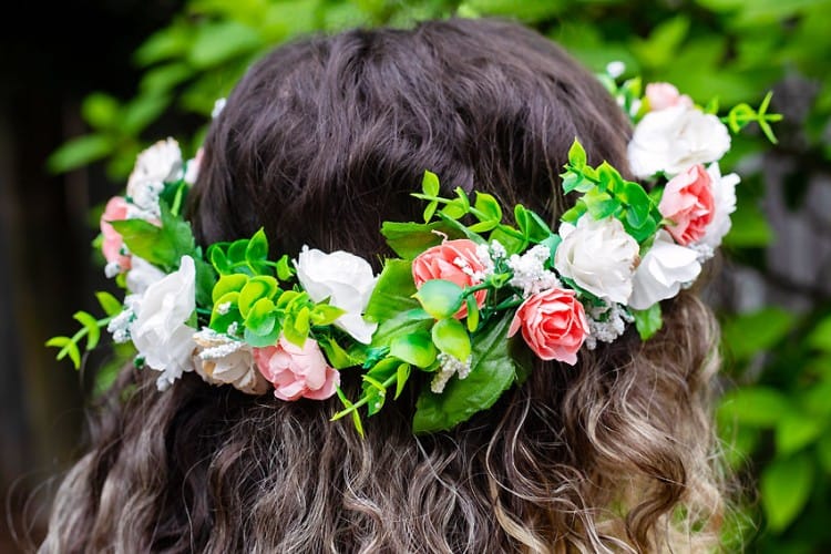 Flower crown DIY