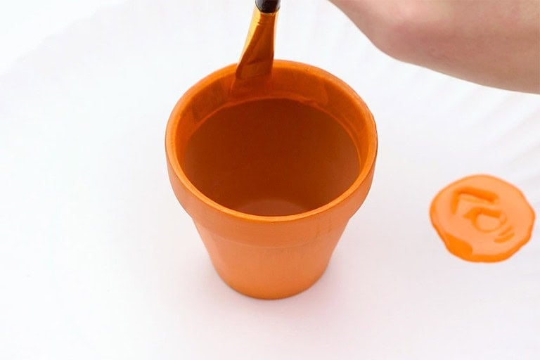 Halloween Clay Pots