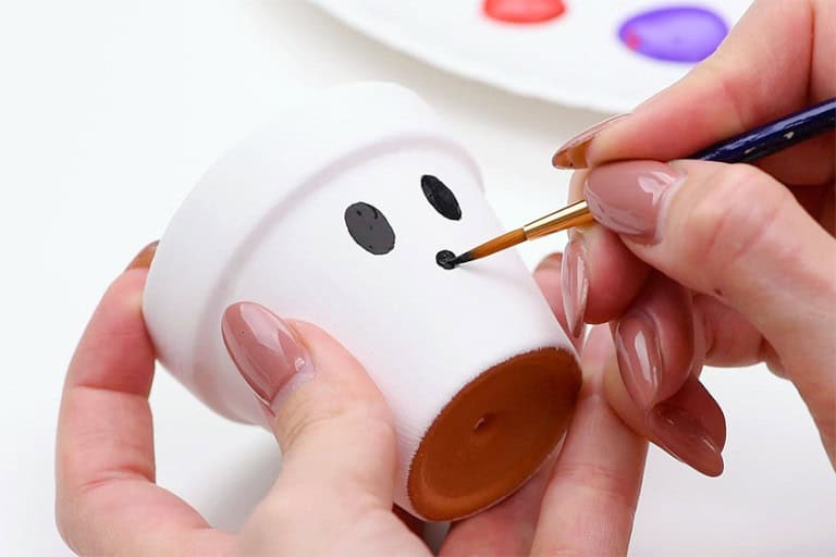 Halloween Clay Pots