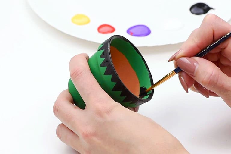 Halloween Clay Pots
