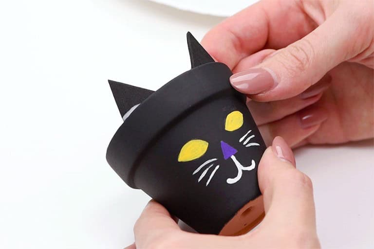 Halloween Clay Pots