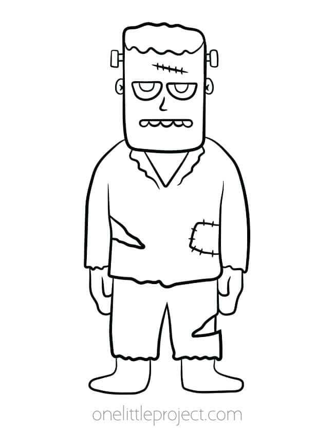 Frankenstein in ratty clothes
