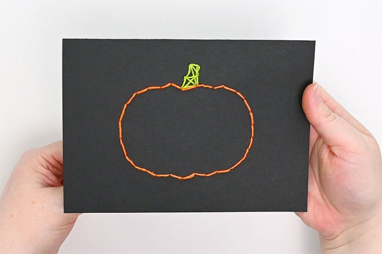 Halloween String Art Cards