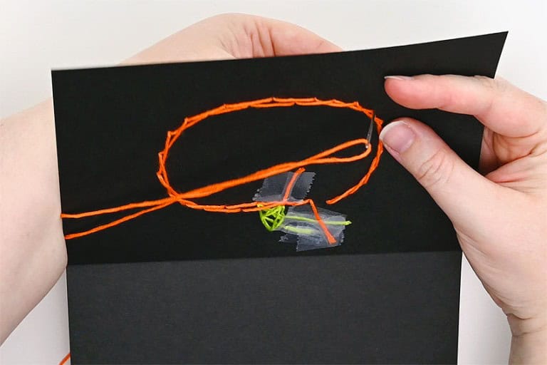 Halloween String Art Cards