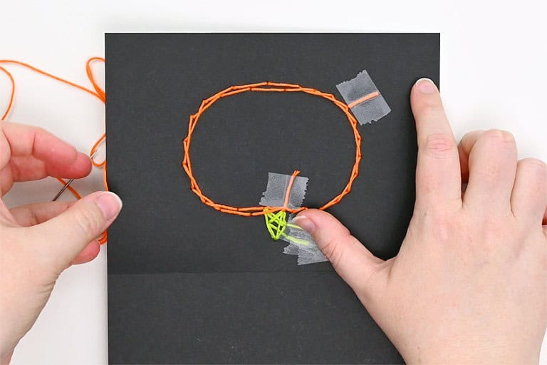 Halloween String Art Cards