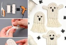How to Make a Macrame Ghost DIY macrame ghost