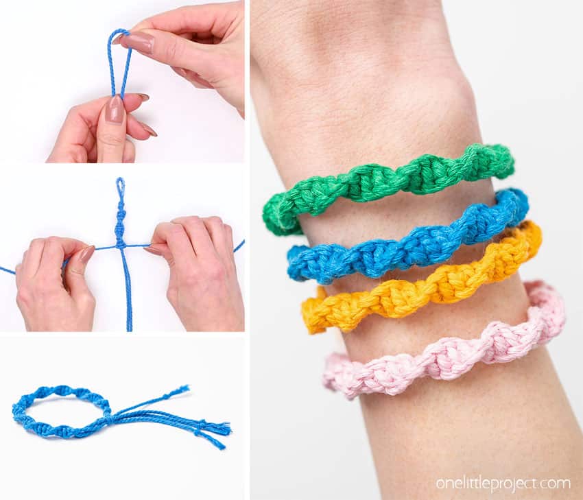 How to make macrame bracelets