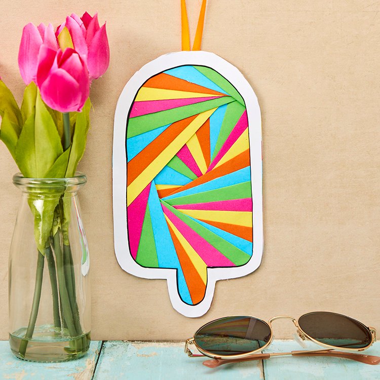 Iris Folding Lolly Decoration