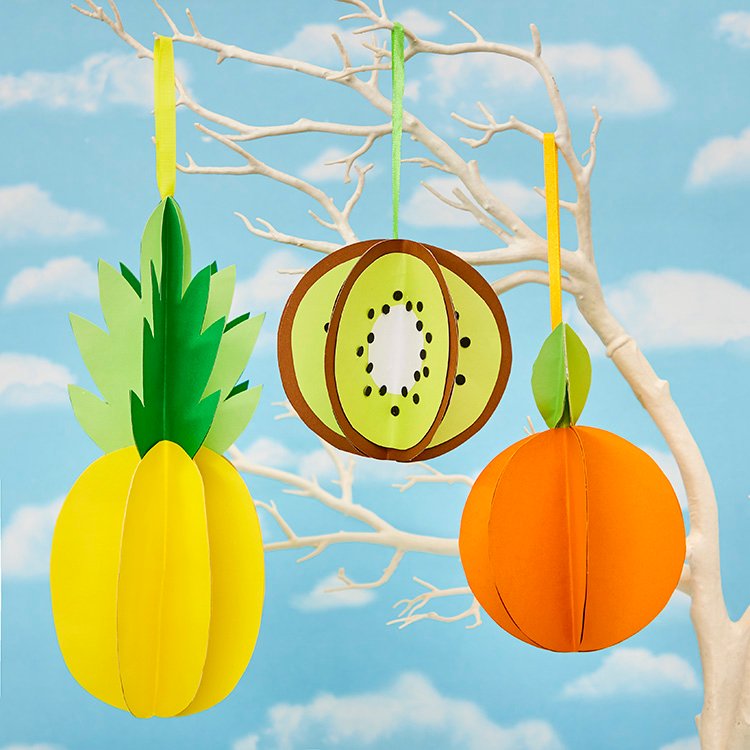 3D Fruit Decorations