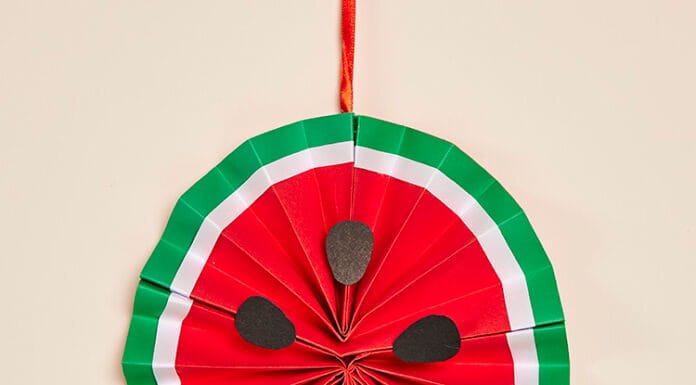 How to make Concertina Watermelon