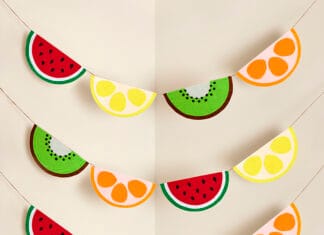 How to make Fruit Bunting