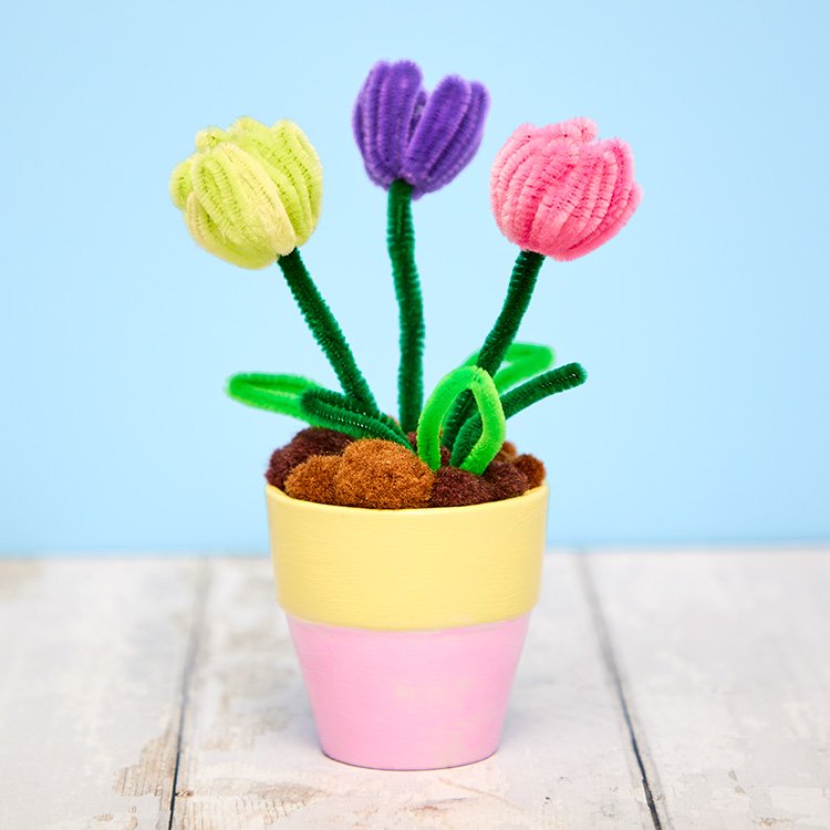 Pipe Cleaner Tulips