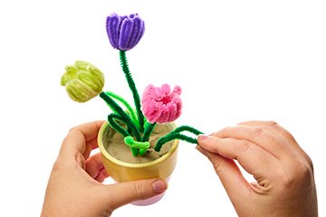 Pipe Cleaner Tulips