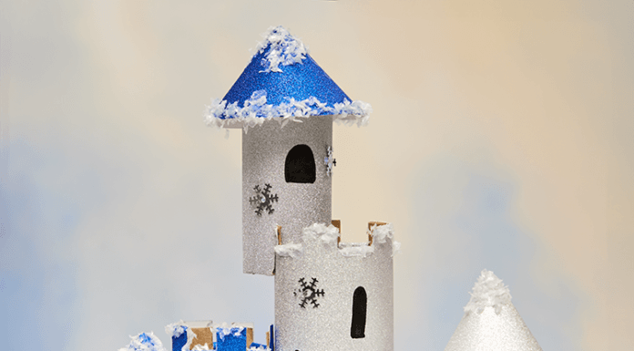 How to make Cardboard Tube Ice Castle
