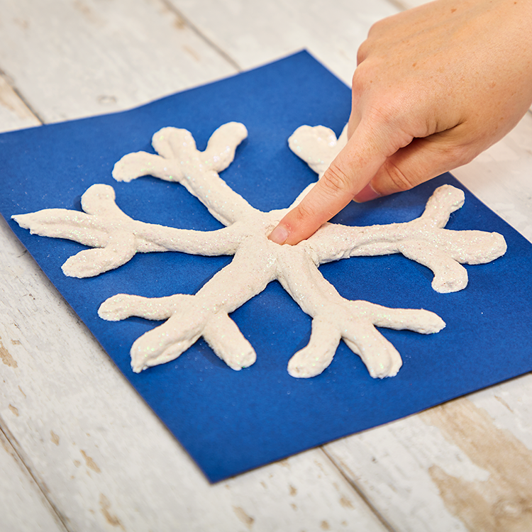 Puffy Paint Snowflake