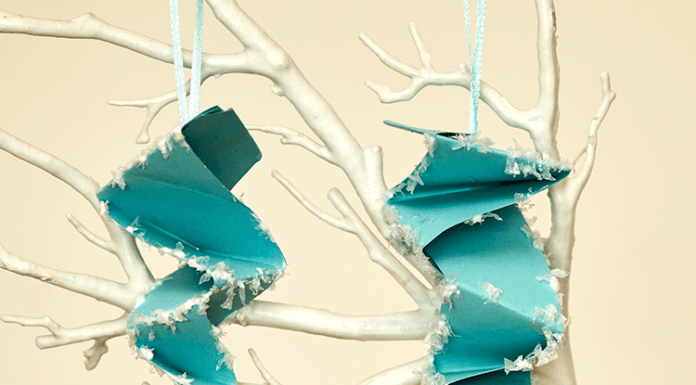 How to make Hand Folded Paper Icicles