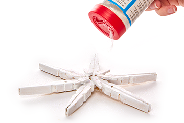 Peg Snowflake Decorations