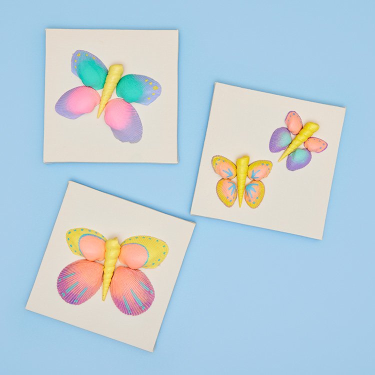 Shell Painting Butterfly