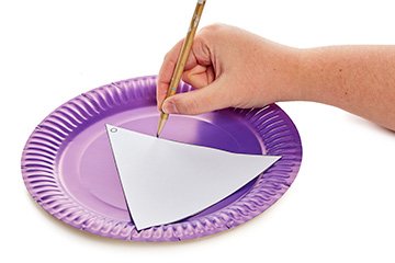 Paper Plate Witches Hat Bunting