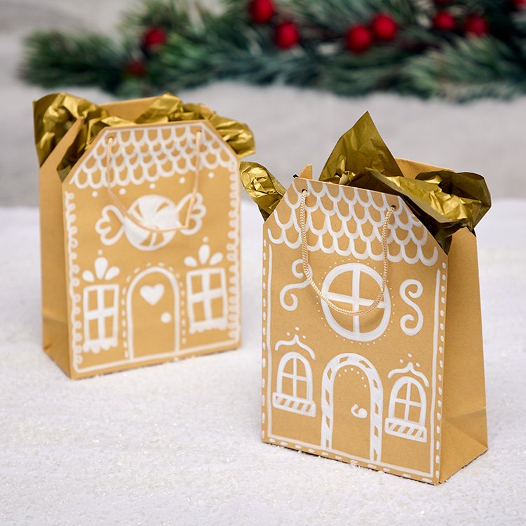 Gingerbread House Gift Bag