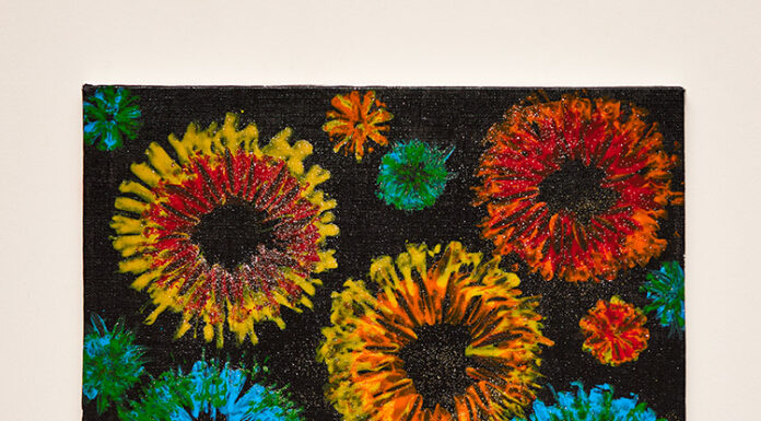 How to make Cardboard Tube & Straw Printing Fireworks