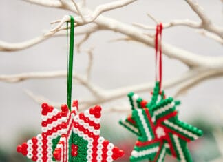 How to make Fuse Bead 3D Star Decorations