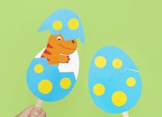 How to make Hatching Dinosaur Egg