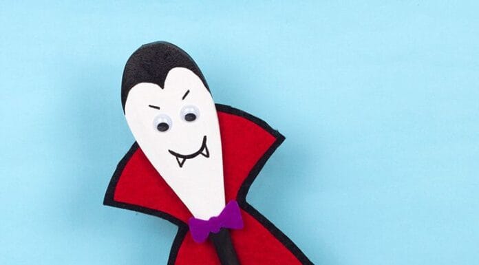 How to make Vampire Spoon Puppet