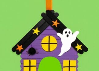 How to make Pop Stick Haunted House