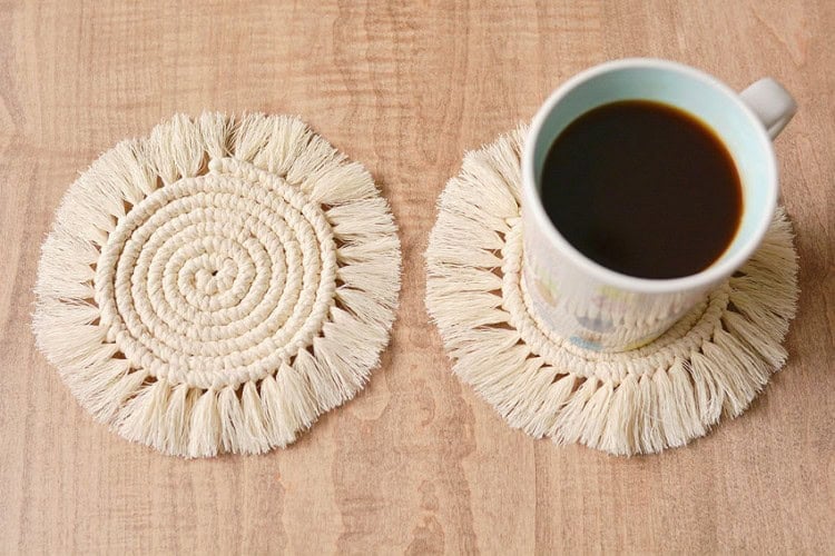 Macrame Coasters DIY