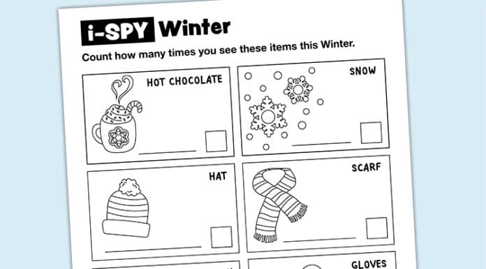 How to make i-Spy Winter