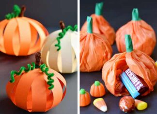 Over 25 Fun and Easy Pumpkin Crafts for All Ages Pumpkin crafts