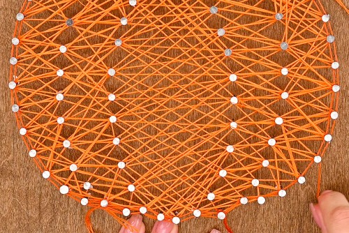 Pumpkin String Art