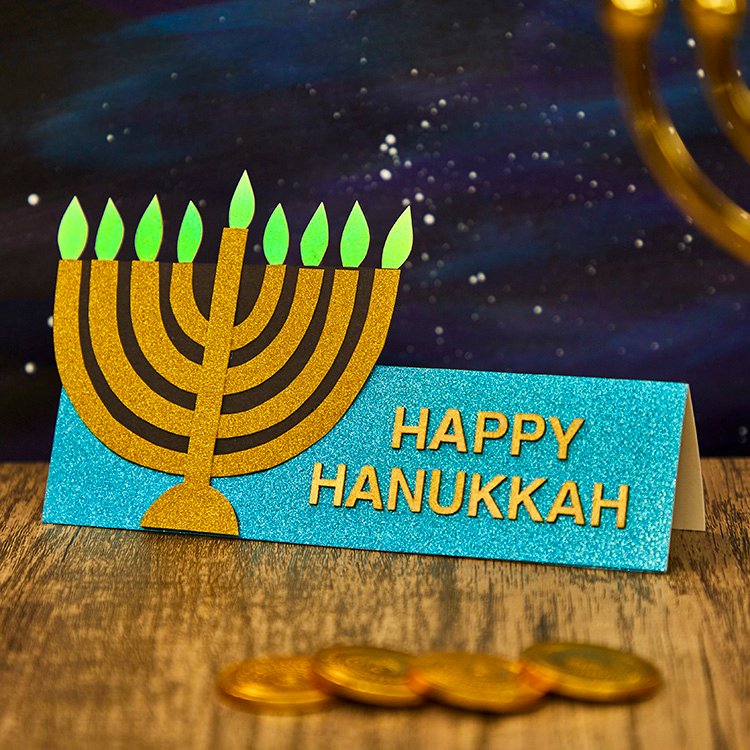 Pop Up Hanukkah Card