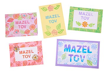 Mazel Tov Celebration Cards