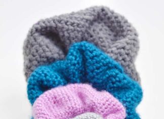 DIY Crochet Scrunchie: Easy Hair Accessory Tutorial Pile of cute and soft crochet scrunchies