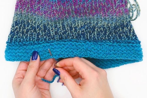 Loom Knitting Hat