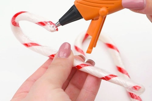 Candy Cane Wreath