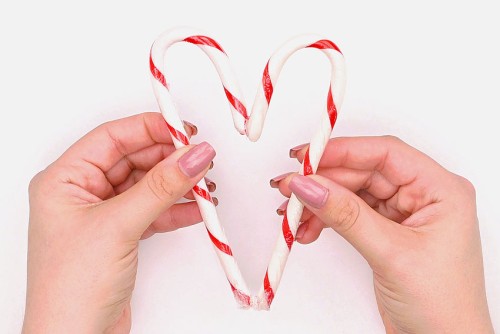 Candy Cane Wreath
