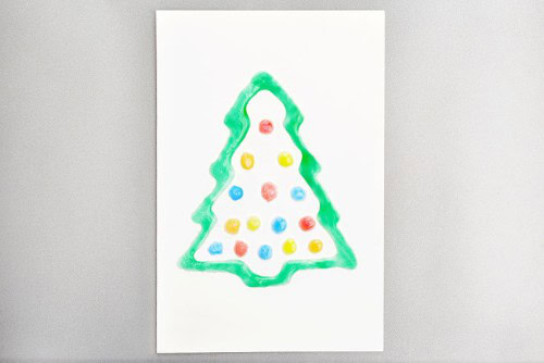 Christmas Salt Painting