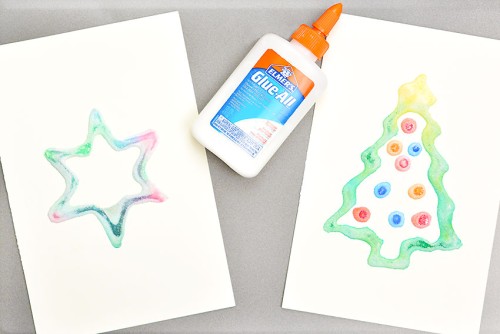 Christmas Salt Painting