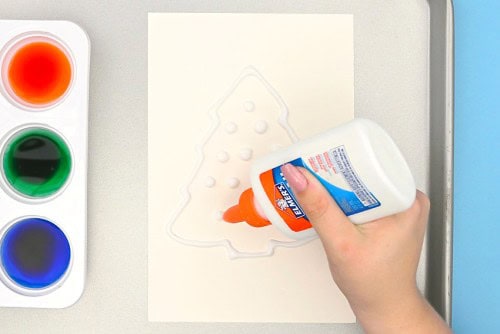 Christmas Salt Painting