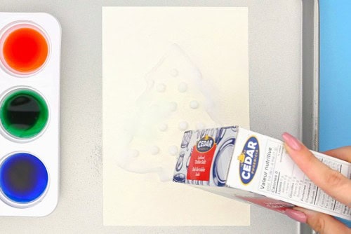 Christmas Salt Painting