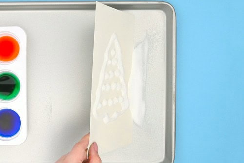 Christmas Salt Painting