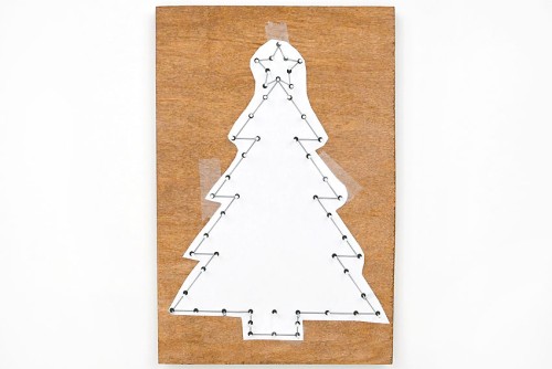 Christmas Tree String Art